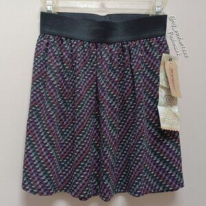 𝓐𝓶𝓮𝓻𝓲𝓬𝓪𝓷 𝓡𝓪𝓰 INJECTION Cube Print Mini Skirt S 🟣